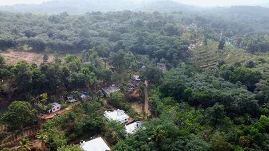 喀拉拉山站，区域景观，农民住房殖民地，林