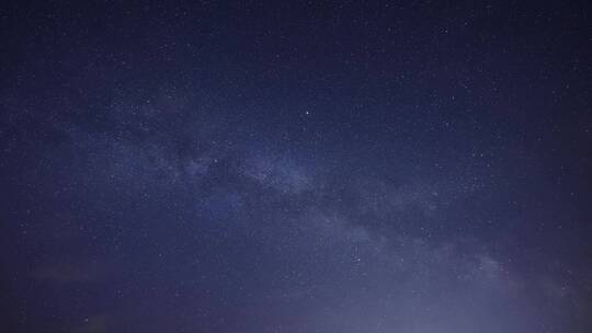 夜晚星空银河流星延时