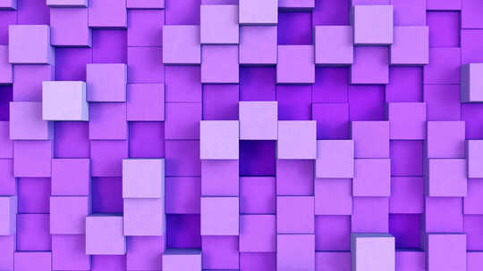 紫色立方体背景