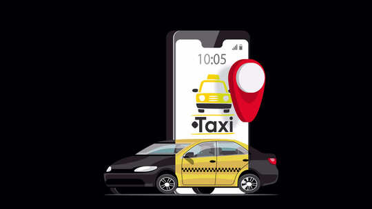 出租车订购3D手机黑车Alpha频道