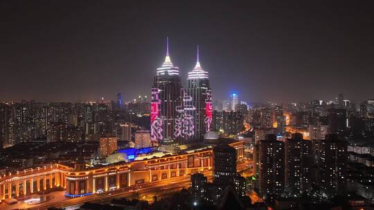 环球港夜景航拍