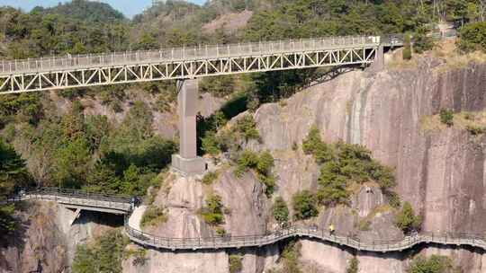 航拍神仙居景区