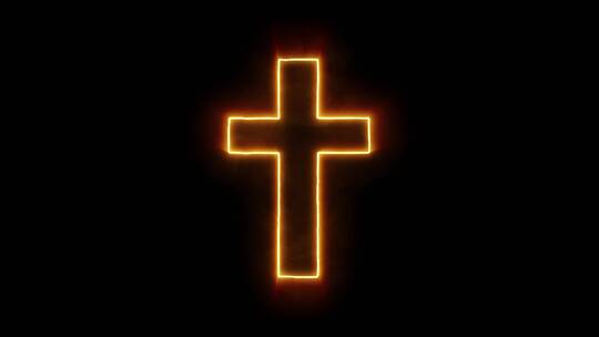基督教十字架视频素材模板下载