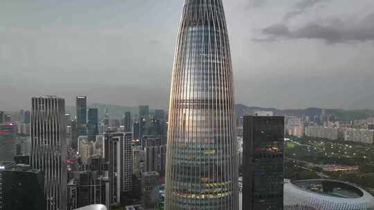 4K_深圳航拍宣传片湾深圳地标建筑俯瞰全景