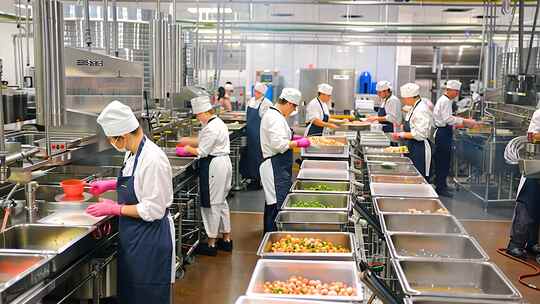 预制菜 厨房 科技中央厨房 预制包装食品