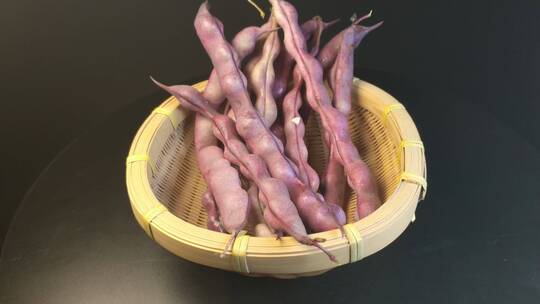 紫色四季豆豌豆