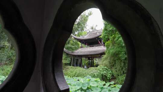 四川眉山三苏祠，苏轼苏东坡故里，中式园林