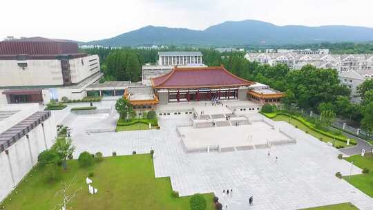 南京博物院外景 中山门 博物院