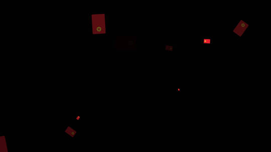 红包粒子旋转特效视频