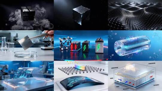 石墨烯材料科研实验高清在线视频素材下载