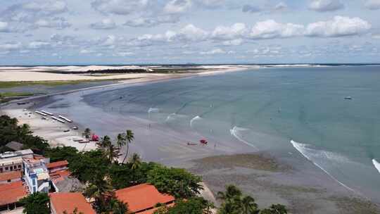 杰里科阿科阿拉巴西。热带风景度假旅行。巴西东北部。