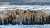 冬季新疆禾木高清在线视频素材下载