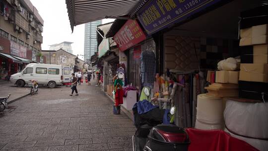 绍兴书圣故里江南水乡风景视频