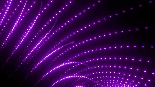 环状紫色发光粒子超空间电影背景