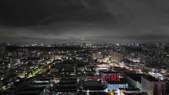 合集广东深圳城市大景夜景灯光航拍