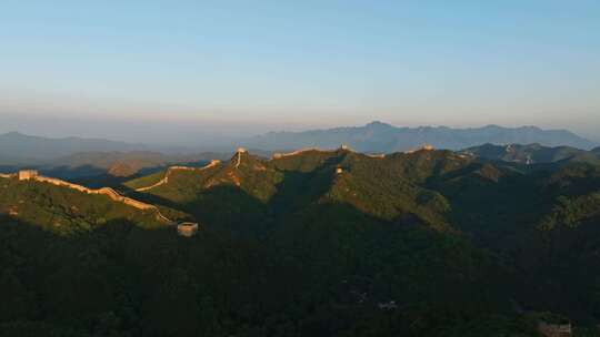 中国万里长城日出