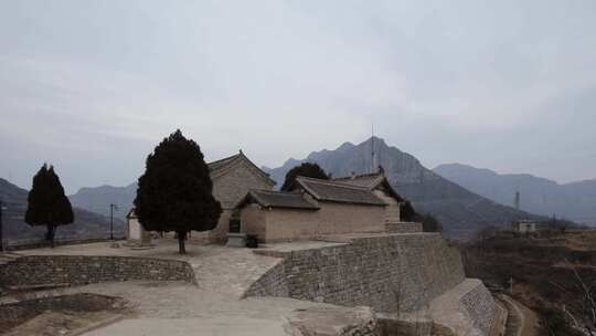 山西长治浊漳河谷夏禹神祠古建筑分镜素材