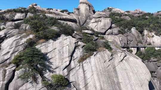 大好河山奇石上饶灵山航拍