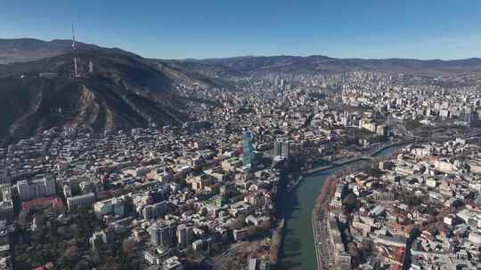 航拍城市风景