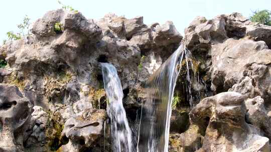 公园景观塑石假山流水景观设计风景风光怪石