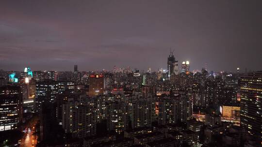 浦西徐汇内环高架夜景