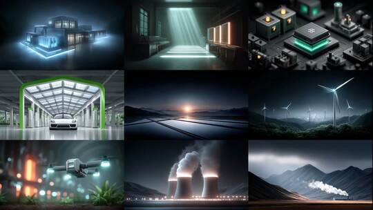 绿色能源驱动未来 碳中和引领可持续发展高清在线视频素材下载
