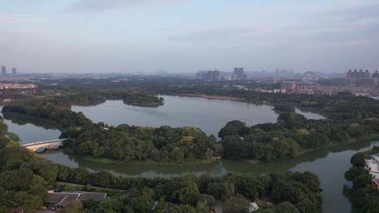 广州海珠国家湿地公园航拍