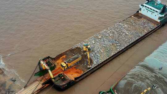 台州湾新区，海边堤坝，提升工程建设，航拍