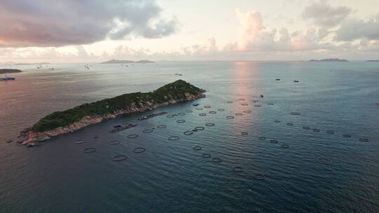 4k珠海桂山岛海岛风光航拍