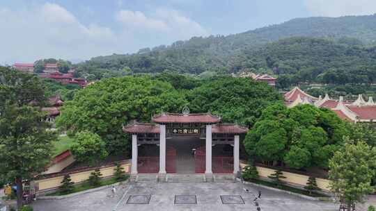 福建莆田南山广化寺航拍