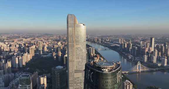 广州国际金融中心航拍