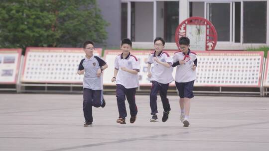 校园体育锻炼音乐学习校园中小学生学习娱乐