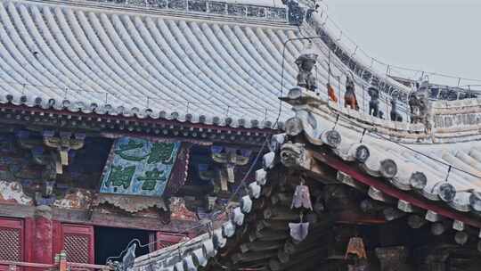 天津蓟县独乐寺观音阁寺庙木构古建筑