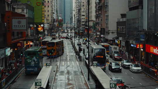 香港城市街景