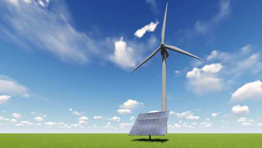 风力发电  太阳板新能源