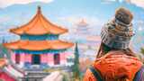 节假日休闲旅行背包欢乐出游景点 吃喝玩乐高清在线视频素材下载