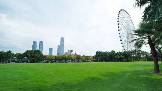 广西首府绿城南宁东盟商务区城市广场草坪