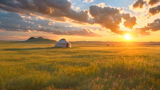 蒙古包 草原