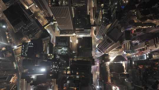 香港城市建筑鸟瞰视频素材模板下载