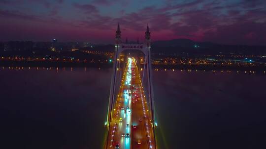 湖南长沙三汊矶大桥航拍PM——20