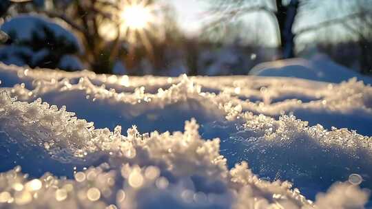 唯美雾凇雪景