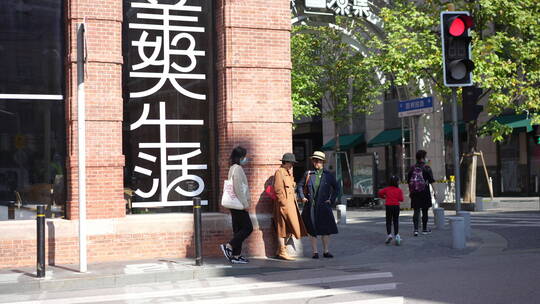 上海老街区老城区视频素材模板下载