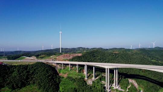 河南济源高速公路夏日航拍4k