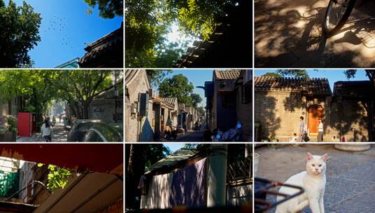 【合集】北京胡同 光影 唯美人文空镜高清在线视频素材下载