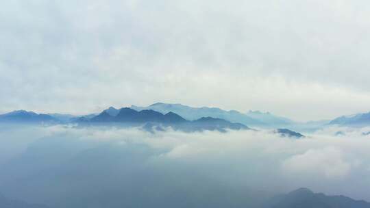 秦岭山脉秋季风景