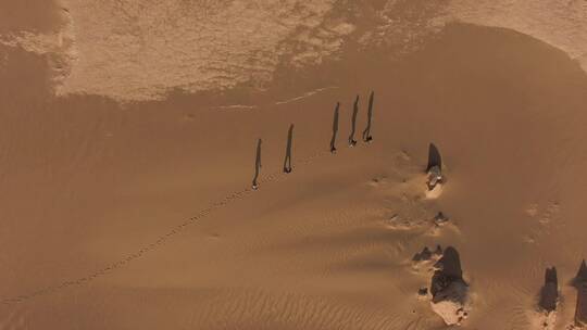 航拍沙漠139视频素材模板下载