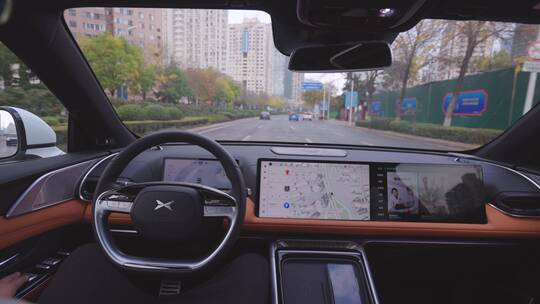 无人驾驶-自动驾驶-智能汽车视频素材模板下载