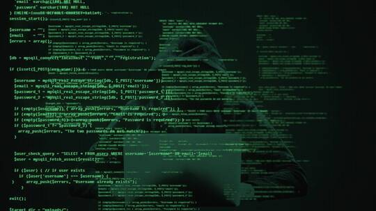 黑客入侵代码乱码暗网悬疑视频素材模板下载