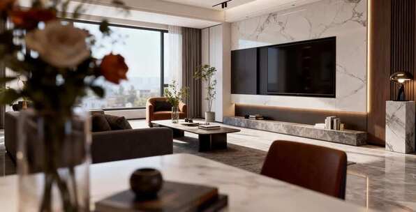 现代风格客厅室内装修素材