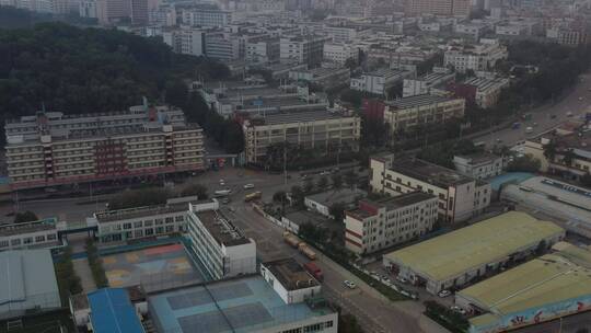 航拍深圳城市建筑景观